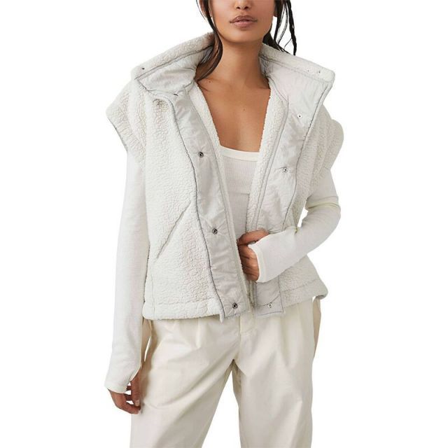 送料無料 フリーピープル レディース ベスト トップス Scout It Out Vest - Women s Birch Tree