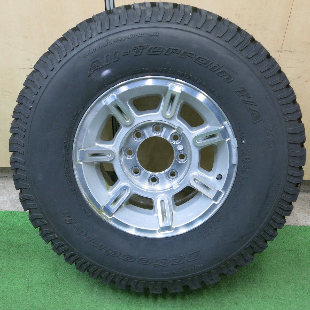 1本 ハマー H2 純正 315|70R17 121|118R BFグッドリッチ All-Terrain T|A KO 17インチ PCD165.1|8H 5052301ナノ