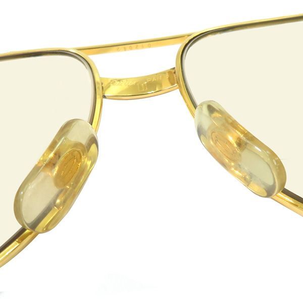 k*k様 Cartier ゴールド ダブルブリッジ メガネ 楽天市場】Cartier カルティエ C ドゥ トリニティ ゴールド