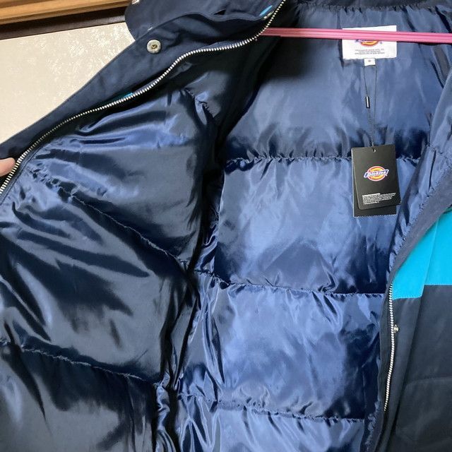 Dickies ディッキーズ ダウンジャケット 紺 ネイビー メンズ Sサイズ 