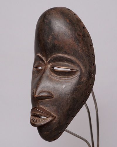 アフリカ コートジボワール ダン族 マスク 仮面 木彫り 彫刻 アフリカンアート アフリカ雑貨 プリミティブアート - メルカリ