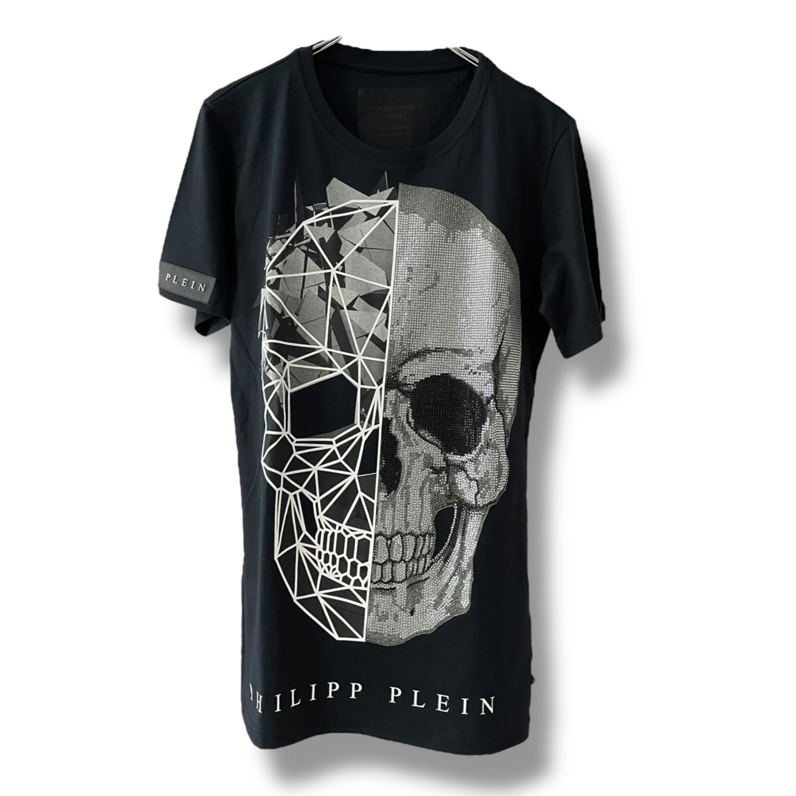 PHILIPP PLEIN フィリッププレイン メンズ トップス Tシャツ 半袖 黒 