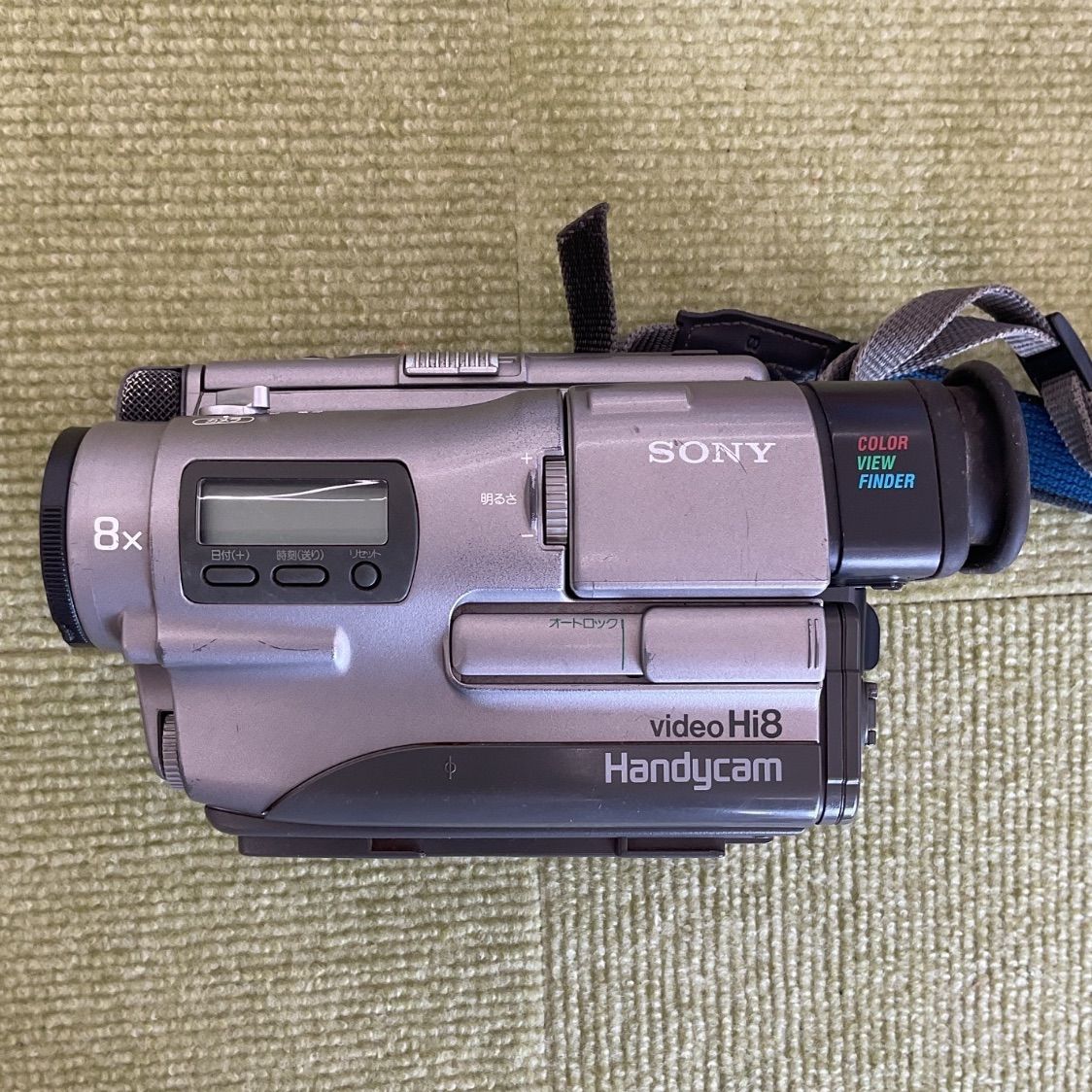 ジャンク】SONY Video Hi8 Handycam ビデオカメラ 8倍ズーム - メルカリ