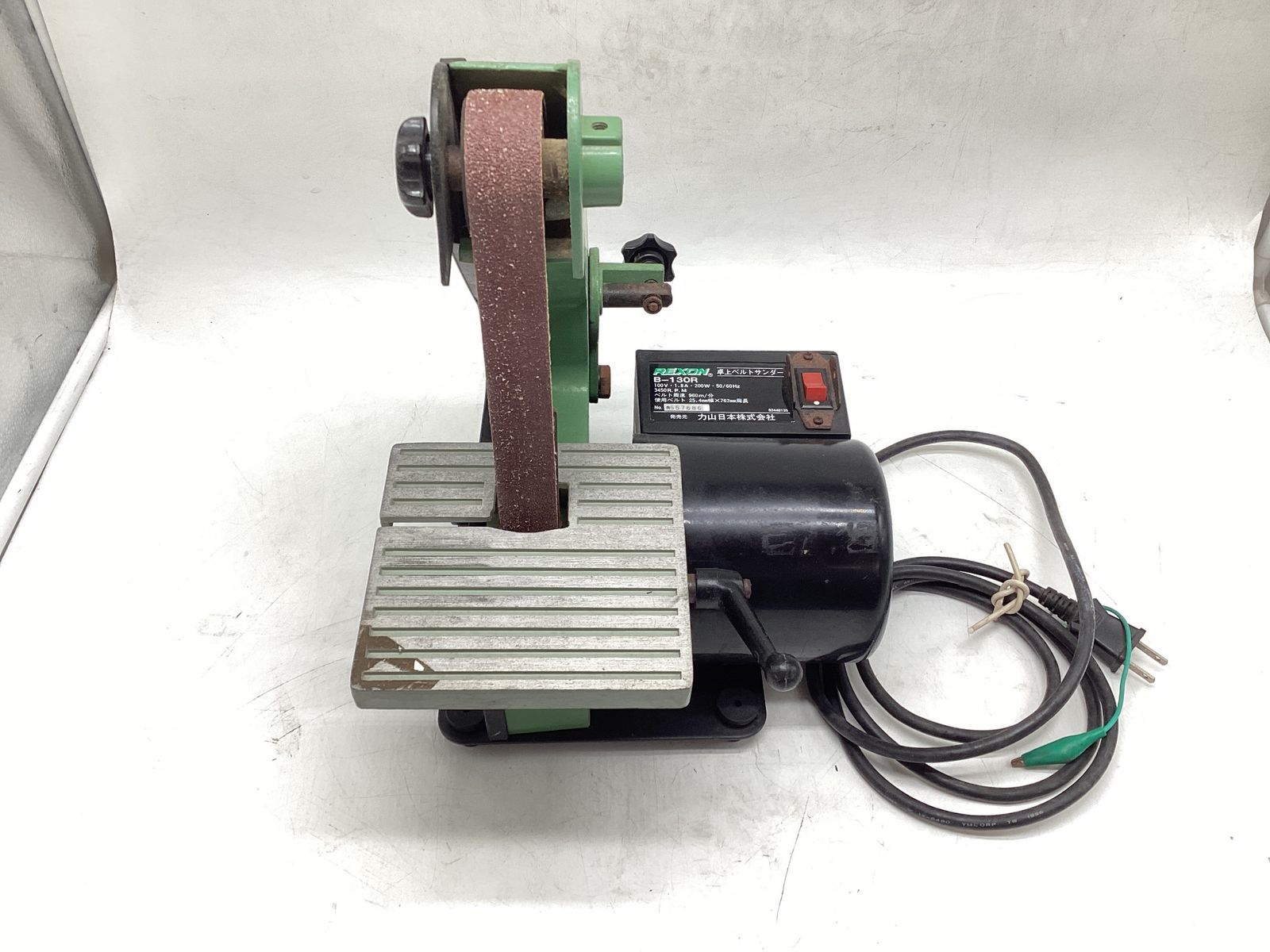 品 〇REXON|レクソン 卓上ベルトサンダー B-130R ITWACBCKO96Q エコツール豊田インター店 M02