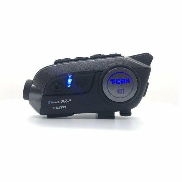 TETTO T-DAH-01 Bluetooth 2Kカメラ TEITO】 バイク用 2K高画質カメラ付きインカム T-DRH-01(旧S-11