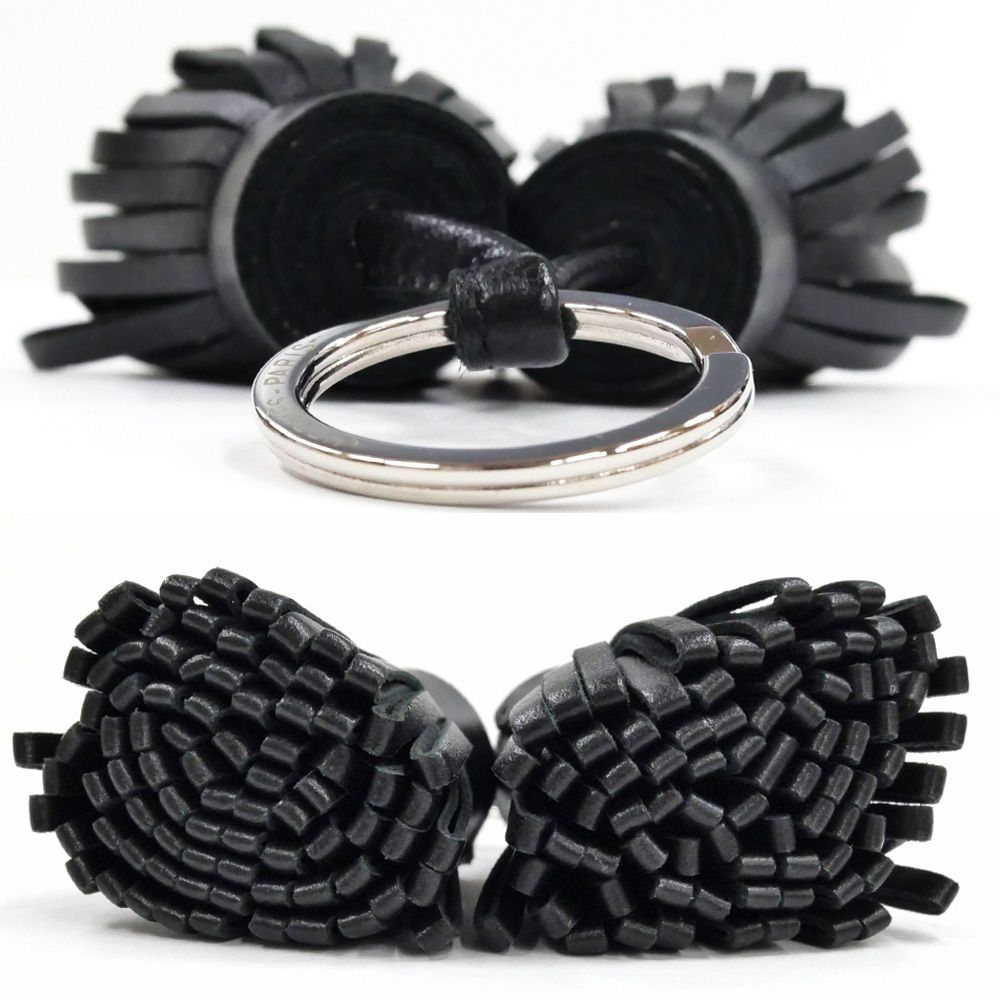 名東】エルメス カルメン ウノドス ブラック シルバー金具