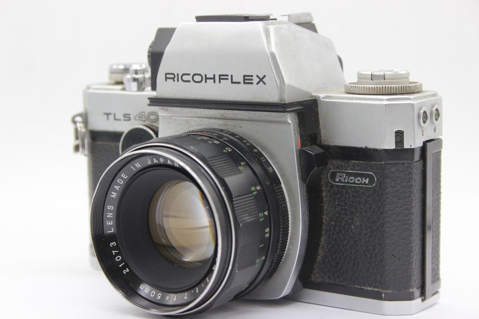 【返品保証】 リコー Ricohflex TLS 401 AUTO RIKENON 50mm F1.7 ボディレンズセット s9832