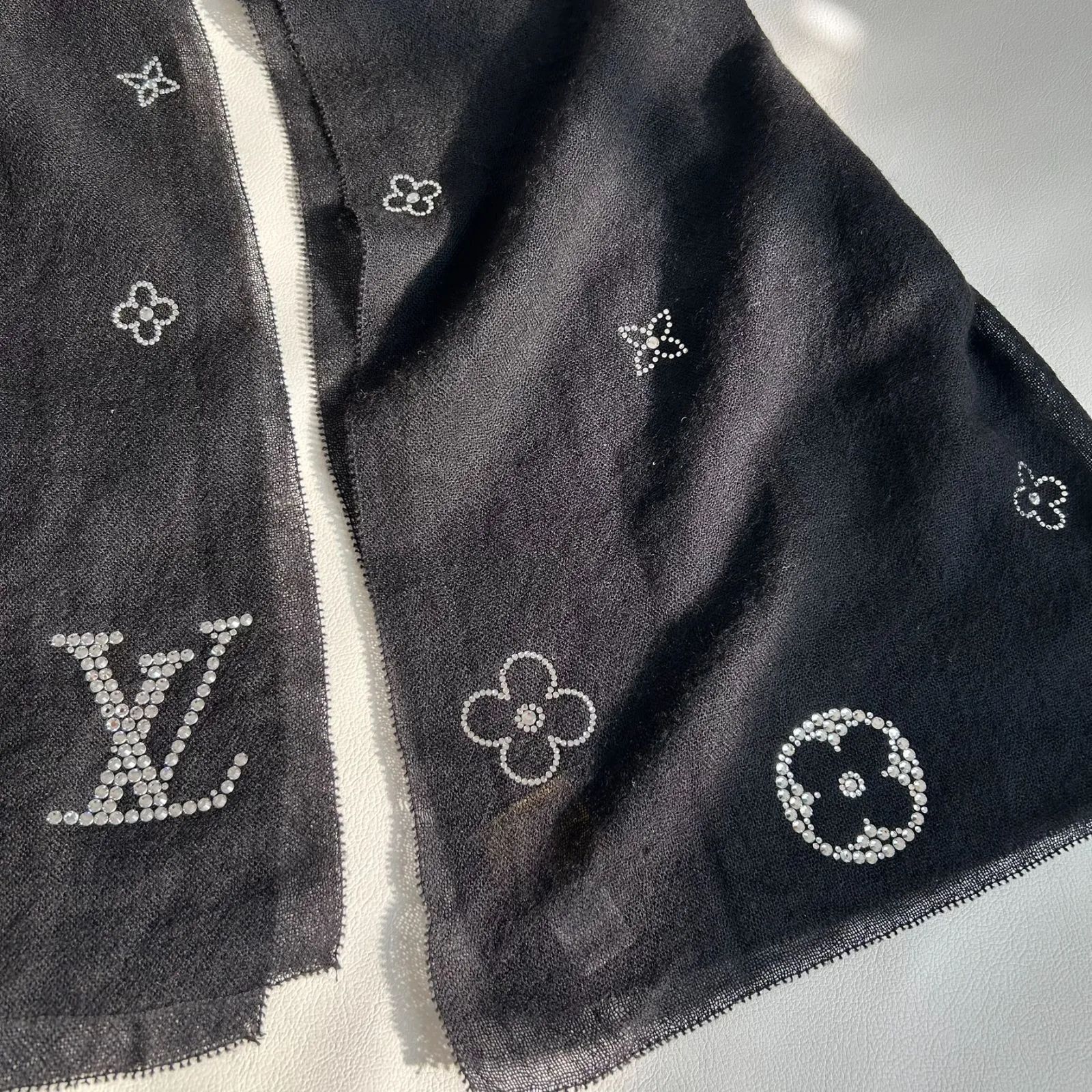 LOUIS VUITTON ルイ・ヴィトン モンテカルロ カシミヤ100％ ライン
