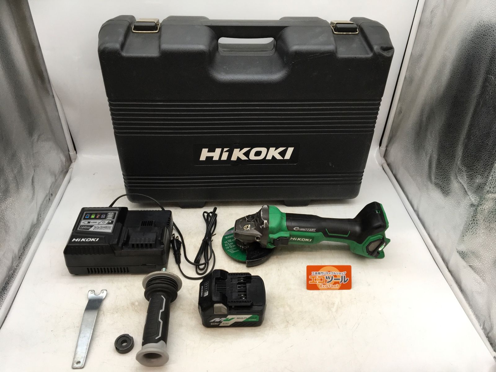 【領収書発行可】HiKOKI/ハイコーキ 100mm 36vコードレスディスクグラインダ G3610DAXP [IT38JTN6R56A][エコツール知立店]