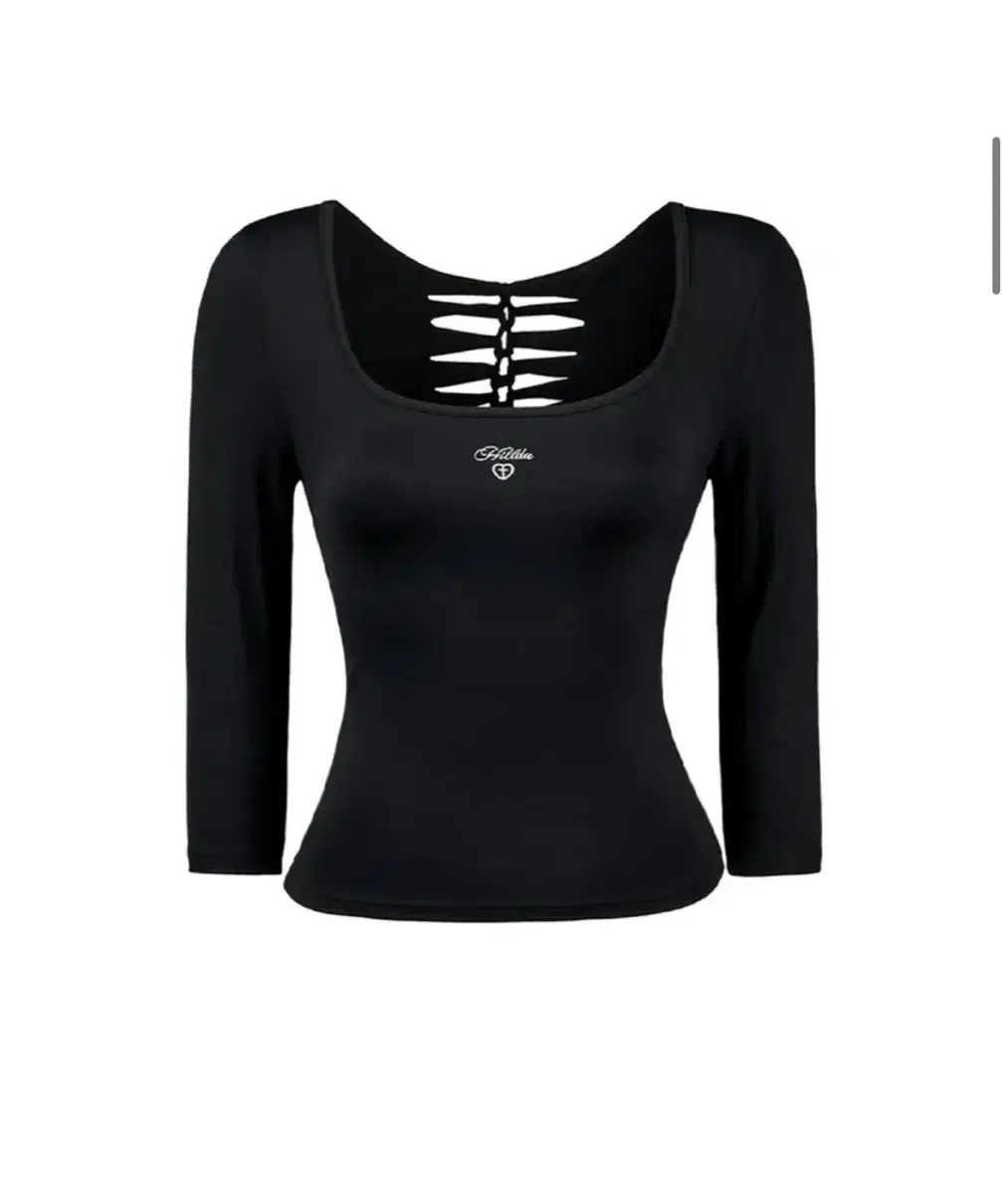 ヒルダ 2Way タイド カルマ ハーフ スリーブ トップス 黒