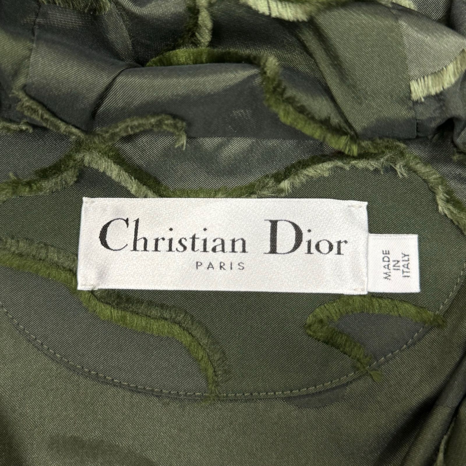 クリスチャンディオール 20SS カモフラージュテクニカルタフタフーデッドアノラックブルゾン カーキ レディース 0R7C10A2960 クリスチャンディオール 027C18A2961 アノラックパーカーブルゾン