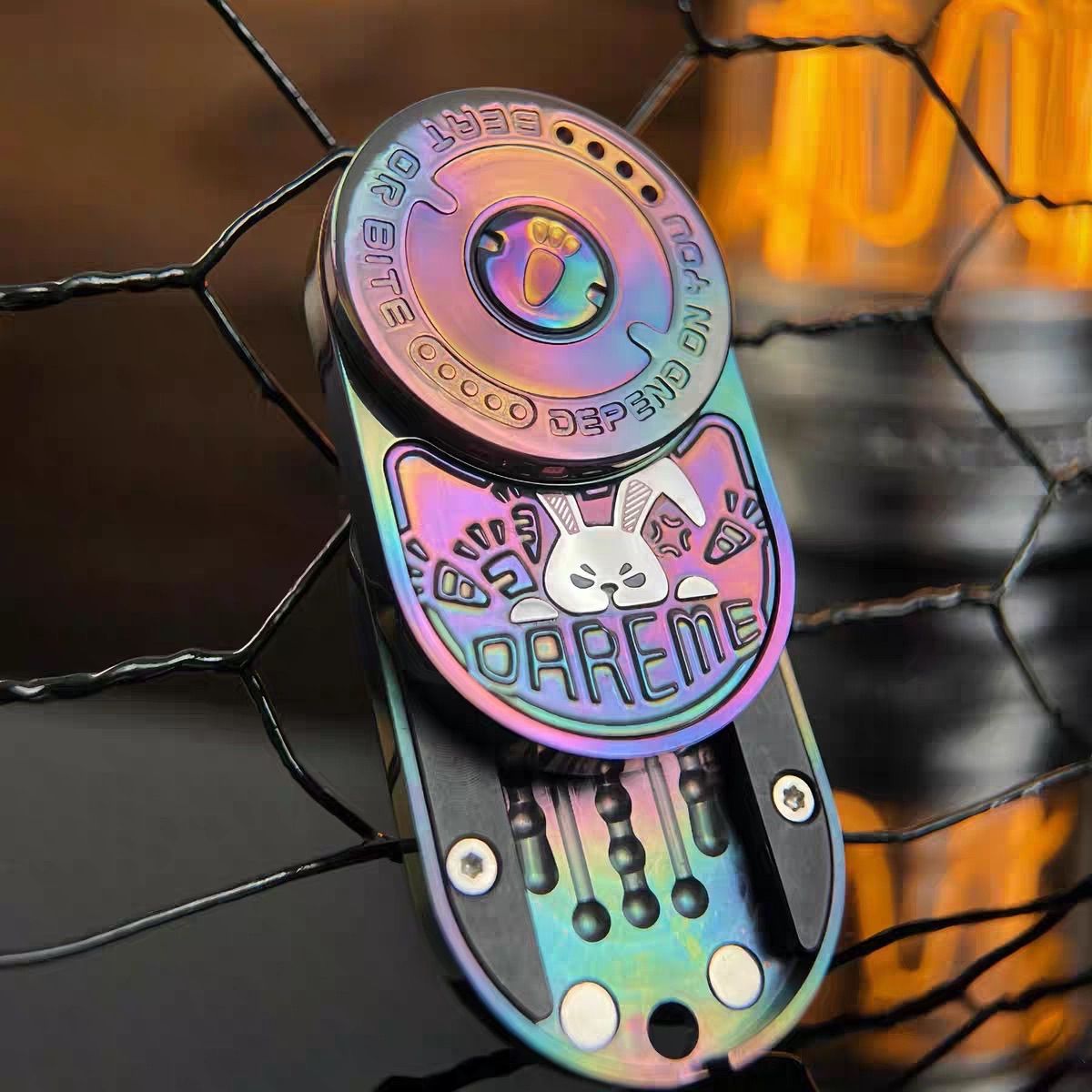 新品未開封　ラビット　フィジェットトイ ジルコニウム製　EDC fidget ラビット フィジェットトイ ジルコニウム製 EDC fidget 2点セット