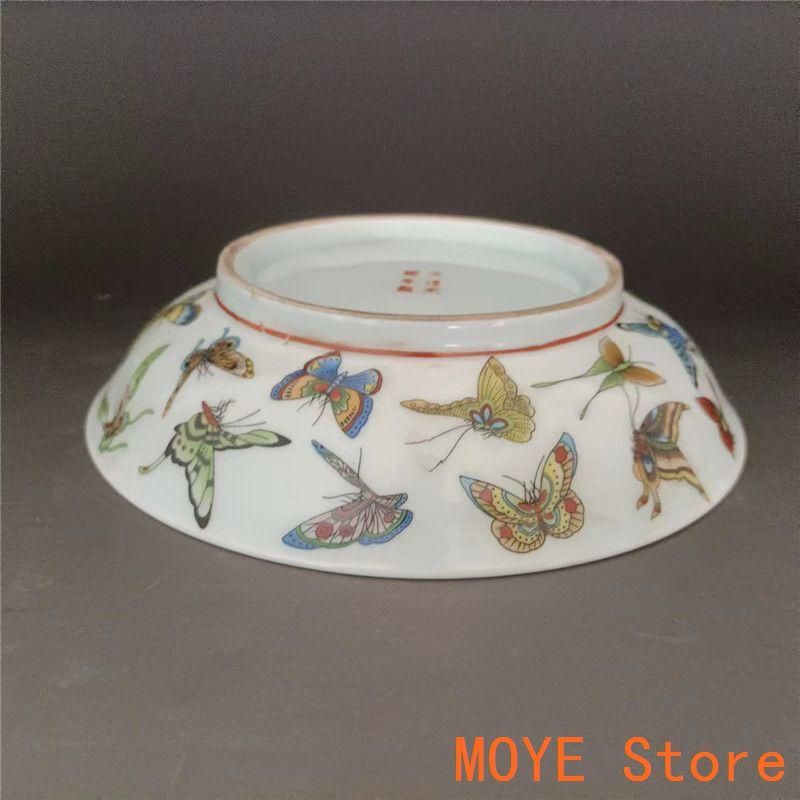 大清光緒年パステル蝶紋盤 景徳鎮 陶磁器 装飾品 工芸品 美術品 置物 大清光緒年パステル蝶紋盤 景徳鎮 陶磁器 装飾品 工芸品 美術品