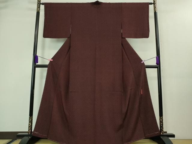 平和屋着物□極上 重要無形文化財 人間国宝 中村勇二郎 江戸小紋 古代