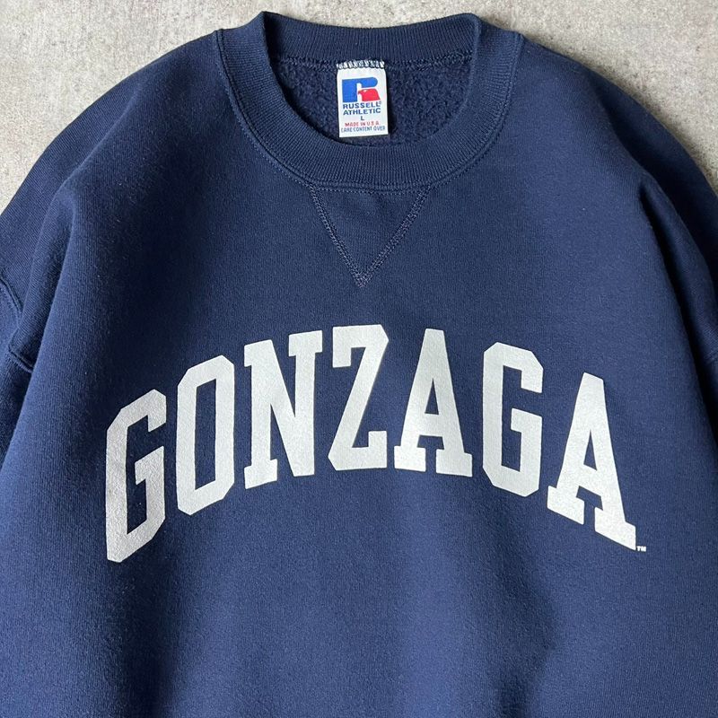 90s USA製 RUSSELL 3段 カレッジ プリント XL 90s USA製 ラッセル カレッジ 3段プリント 半袖Tシャツ 黒 XL