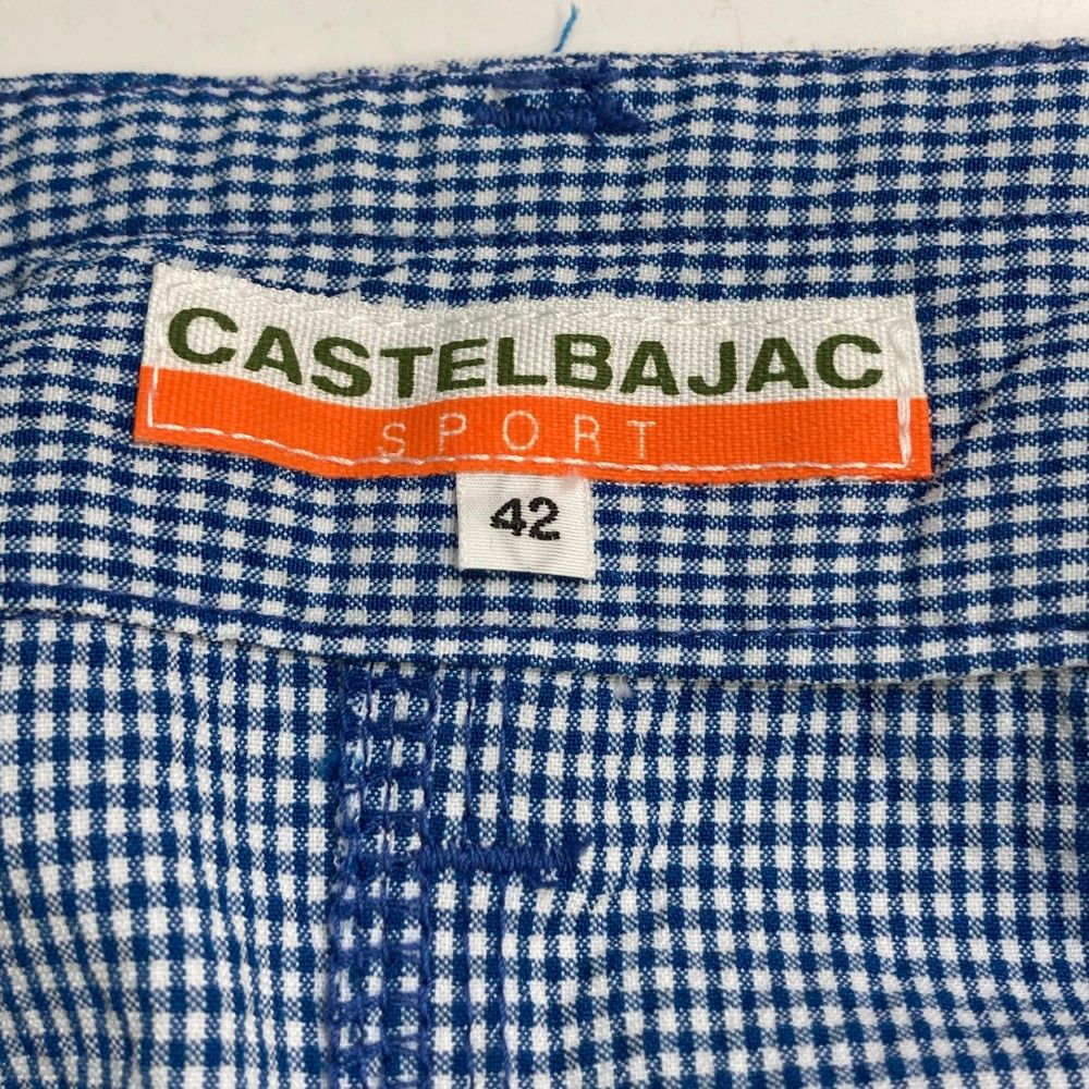 サイズ：42 CASTELBAJAC カステルバジャック  スカート チェック柄 ブルー系 [240101419892] ゴルフウェア レディース ストスト サイズ：42 CASTELBAJAC カステルバジャック スカート チェック