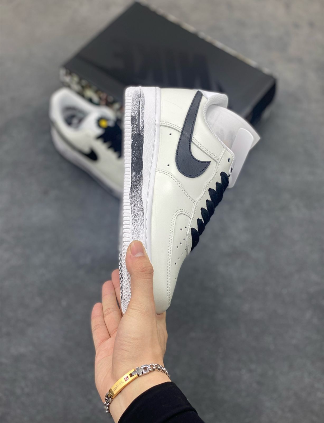 PEACEMINUSONE × Nike Air Force 1 Low "Para-noise/White/Black" / G-DRAGONピースマイナスワン × ナイキ エアフォース1 ロー "パラノイズ/ホワイト/ブラック" / ジードラゴン登場。