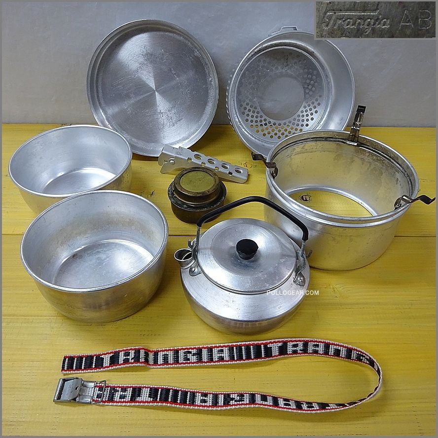 1970年代 トランギア TR-27 ストームクッカーS ケトル付き Trangia アルスト 筆記体ロゴ オールドモデル No.27-2