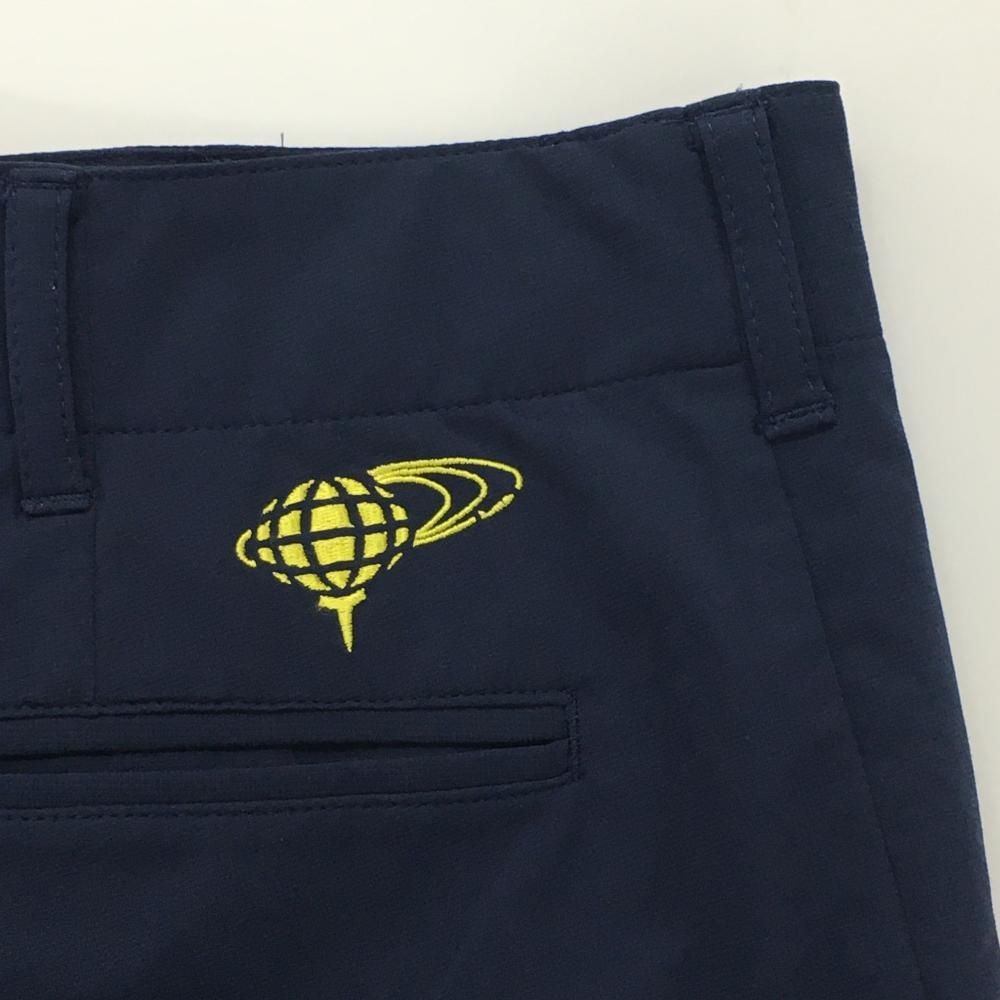 BEAMSGOLF - 【超美品】ビームスゴルフ ハーフパンツ ネイビー シンプル ロゴ刺しゅう ストレッチ  メンズ M ゴルフウェア BEAMS GOLF 超美品】ビームスゴルフ ハーフパンツ ネイビー シンプル ロゴ