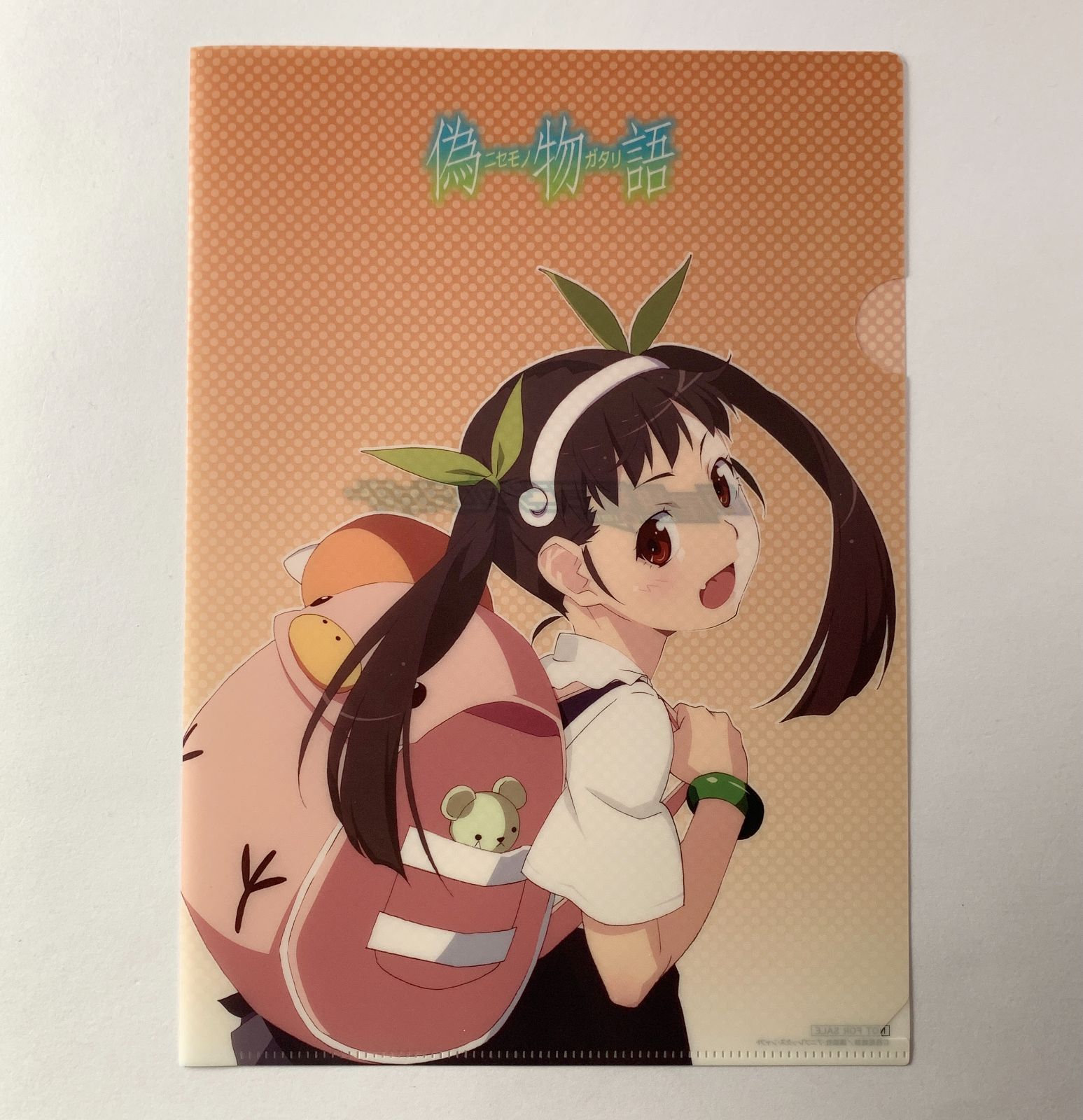 偽物語 物語シリーズ 八九寺真宵 A4クリアファイル Blu-ray/DVD 