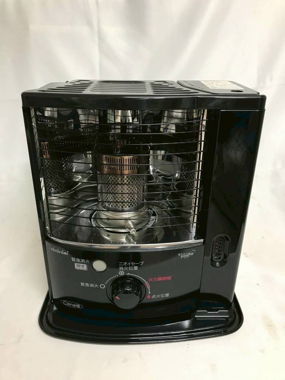 北見市発 トヨトミ TOYOTOMI 自然通気形開放式石油ストーブ RSX-230 製 黒