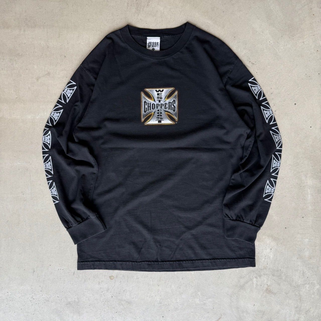 WEST COAST CHOPPERS ウェストコーストチョッパーズ IRON CROSS ロンT LA ヴィンテージ 古着