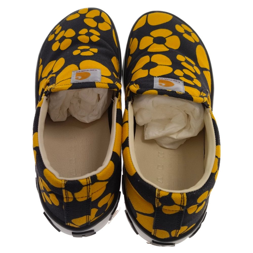 MARNI (マルニ) ×Carhartt WIP Sunflower Paw Slip-On Low-Top マルニ カーハート コットンキャンバス  スリッポン スニーカー フローラルプリント レディース SNZU013103 - メルカリ