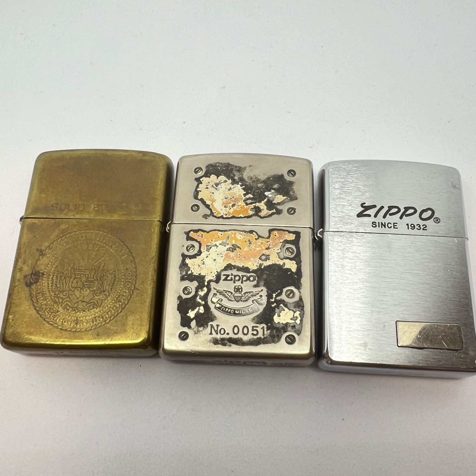 ジッポー zippo ライター まとめ売り 3点 - メルカリ