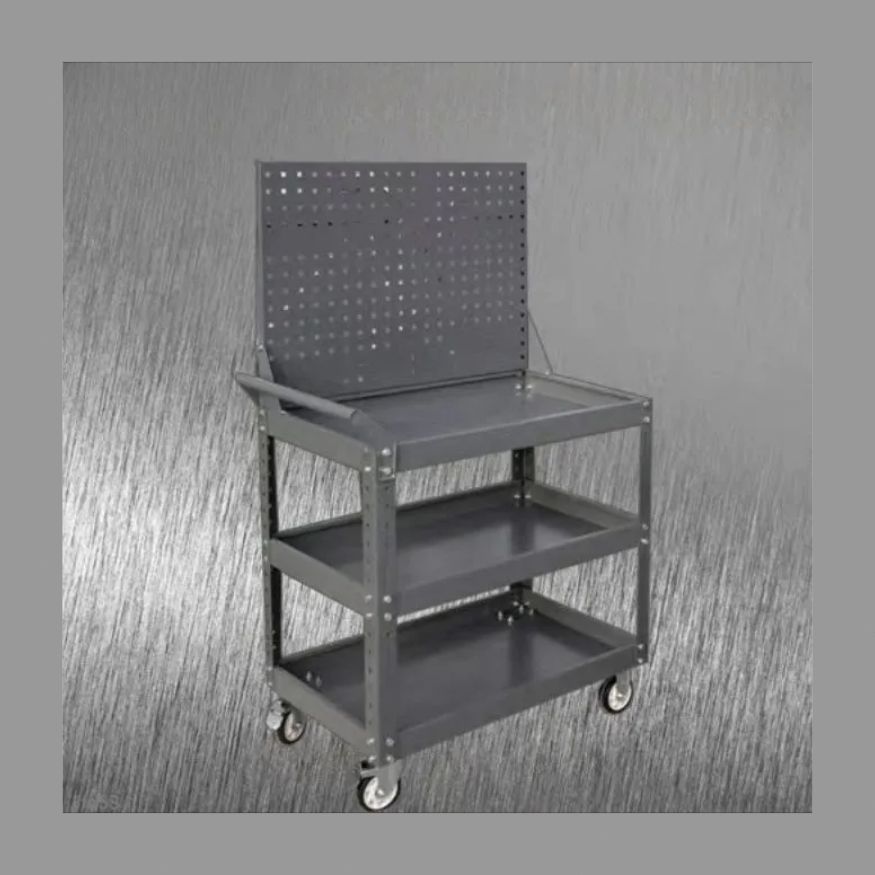  三層770 500 800高ストラッププレート 鉄ハンドル カート高メンテナンスカート工具車 台車 DIY 工具