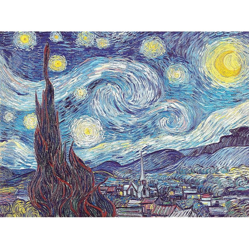 ピントー(Pintoo) 1200ピース プラ製ジグソーパズル【ゴッホ＿星月夜】(45X59cm)大人向け難しい 破片なし カチっとハマる[H2147]
