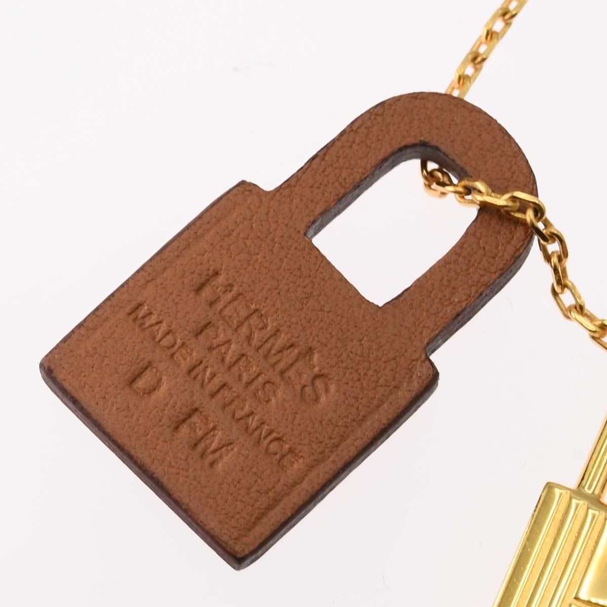 HERMES エルメス ネックレス オーケリー カデナ ブラウン
