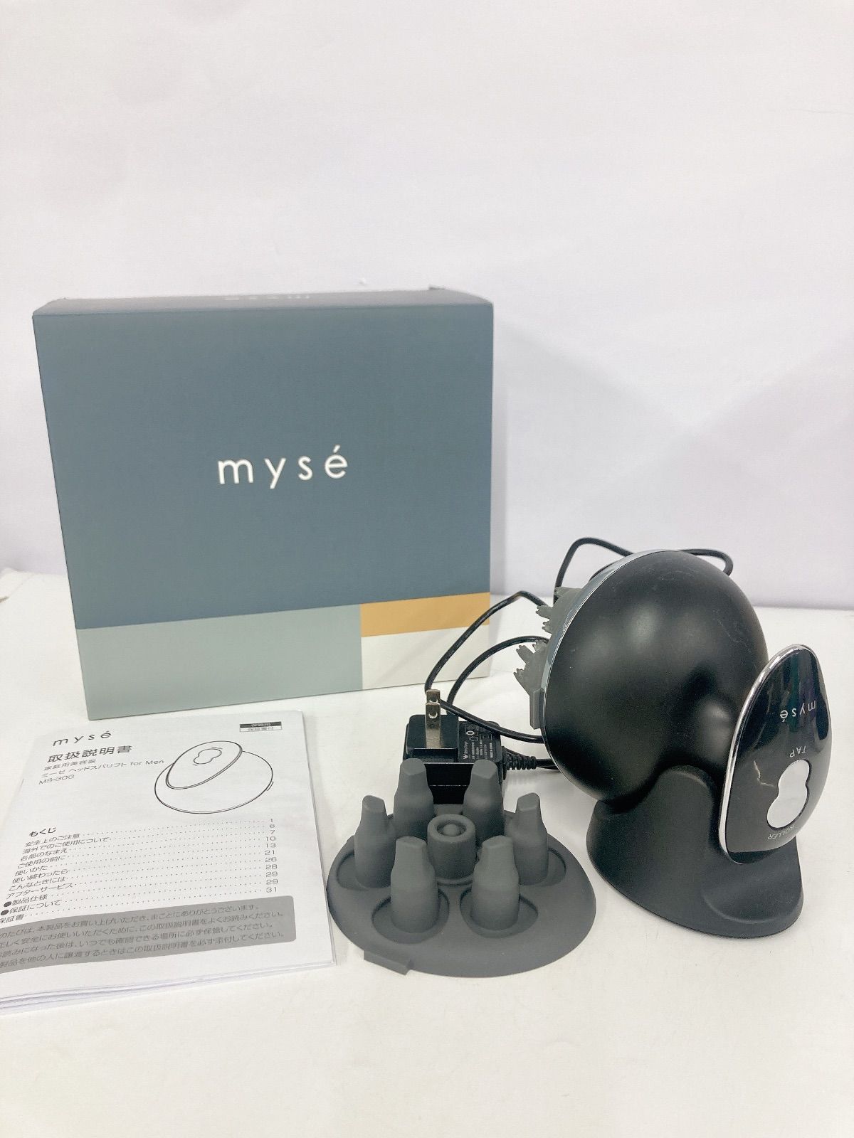 ％ 通電 済み ヤーマン 電動頭皮ブラシ ミーゼ ヘッドスパ リフト forMEN ブラック 美容品 2
