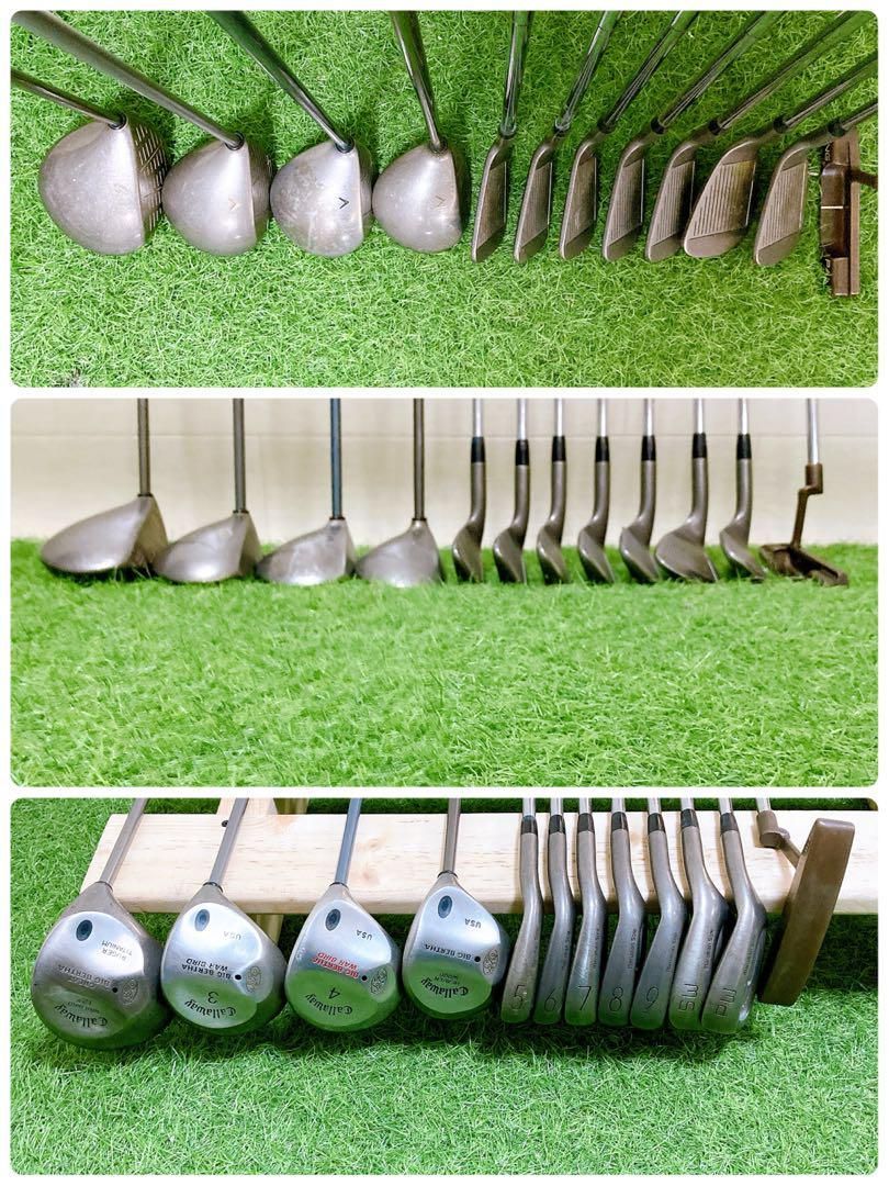 【美品・バッグ新品】キャロウェイメンズゴルフクラブセット 12本 バッグ付 初心者オススメ キャロウェイ メンズゴルフクラブ 12本セット バッグ付