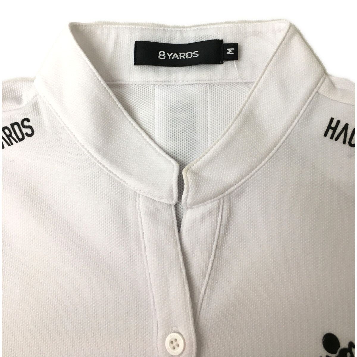coco 中古 ハチヤーズ 8YARDS レディース ノースリーブ M 白 ホワイト スタンドカラー スキッパー 中古 レディース ハチヤーズ 8YARDS ノースリーブ M 白 ホワイト