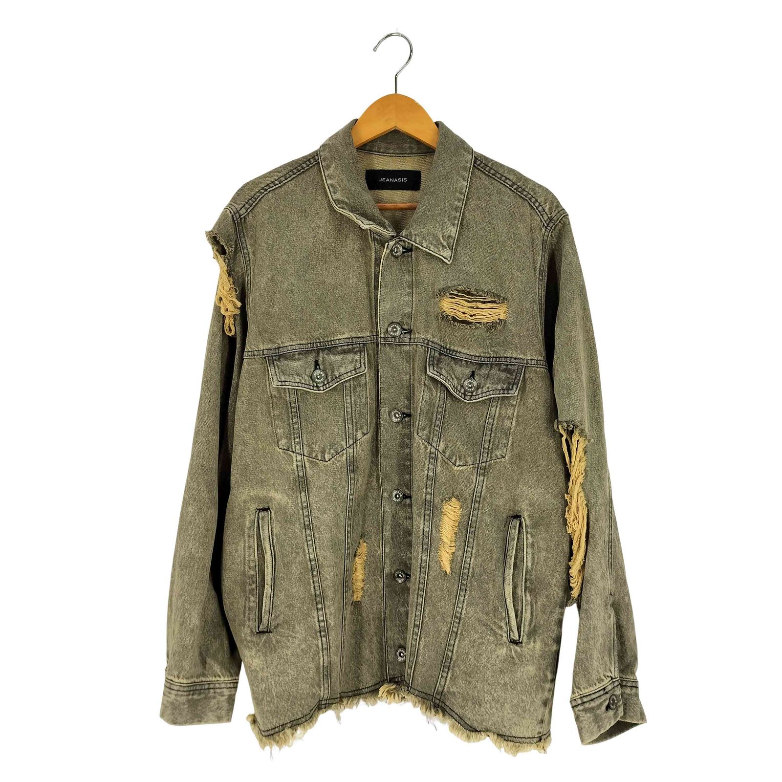 ジーナシス JEANASIS クラッシュルーズGジャン デニムジャケット