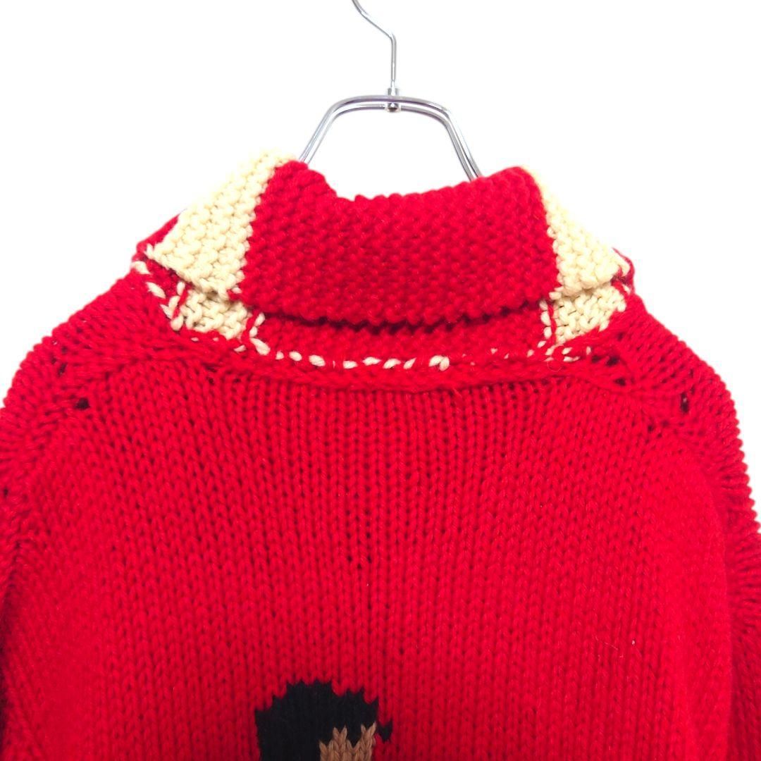 vintage】60～70's アイスホッケー柄 カウチンニット A-3027 - メルカリ