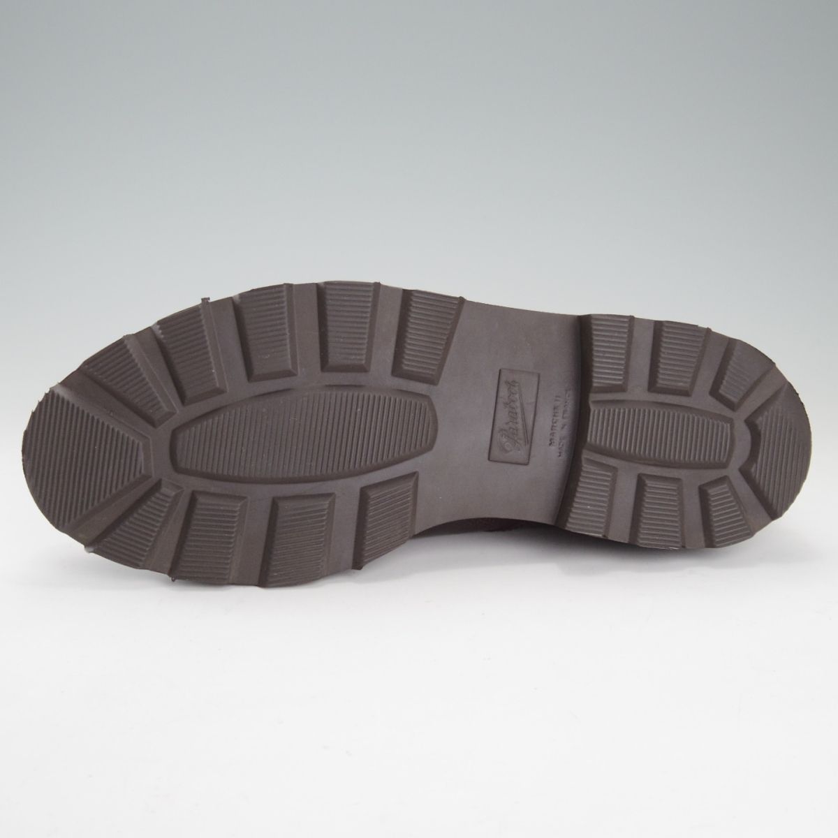  上 パラブーツ SIZE 7.5 定価 96 800- ウィリアム WILLIAM マルシェソール ダブルモンク グレインレザー 赤茶 Paraboot o 006-8 ドレス ビジネスシューズ ブーツ 革靴