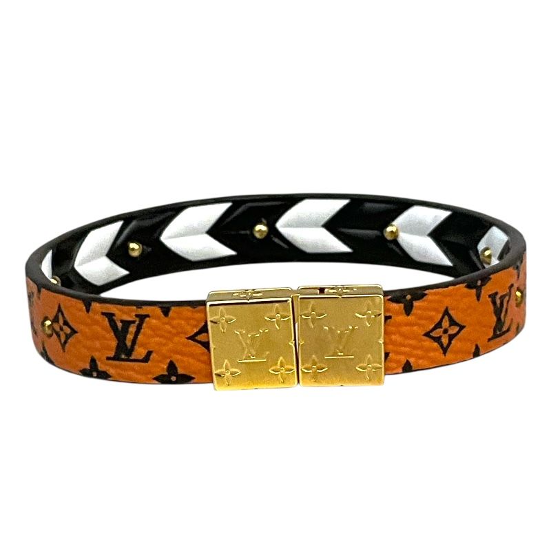ルイ ヴィトン LOUIS VUITTON ブラスレ LVクラフティ M6774F オレンジ レディース ブレスレット