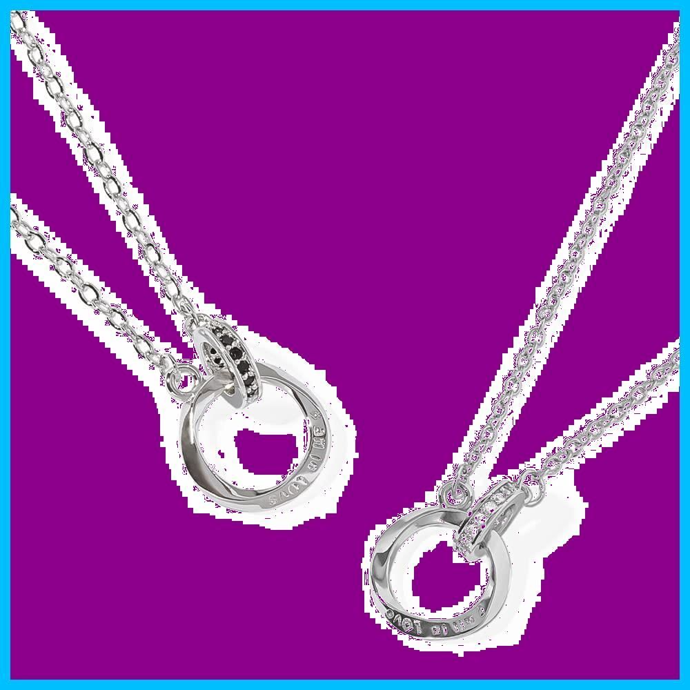 【在庫処分】2個セット レディース BR-J066 メンズ ネックレス ジュエリー ステンレス プレゼント カップル ペアネックレス [felicitations]