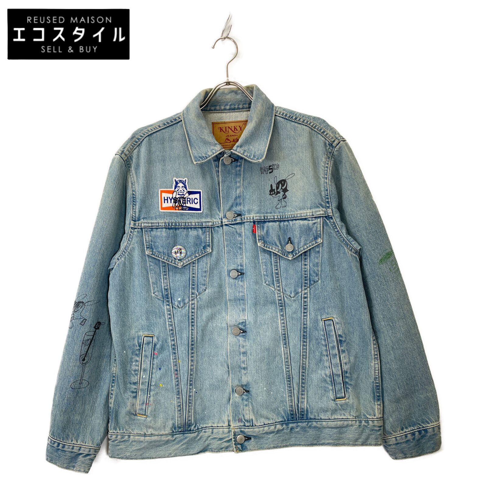 HYSTERIC GLAMOUR ワッペン付き Gジャン ジャケット(美品) HYSTERIC GLAMOUR ワッペン付き Gジャン ジャケット(美品)