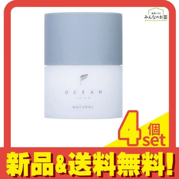オーシャントリコ ヘアスタイリングワックス ナチュラル 80g 4個セット まとめ売り