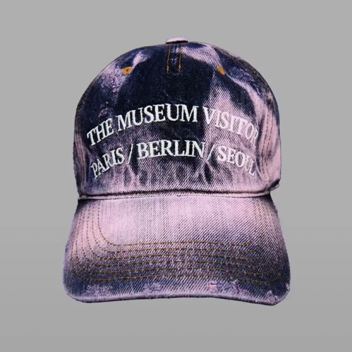 THE MUSEUM VISITOR キャップ Jon Burgerman Hand Painted Pizza