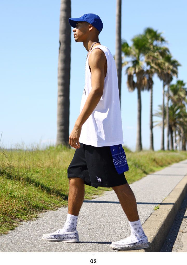 ACE FLAG 上下セット ブランド ノースリーブ Tシャツ タンクトップ