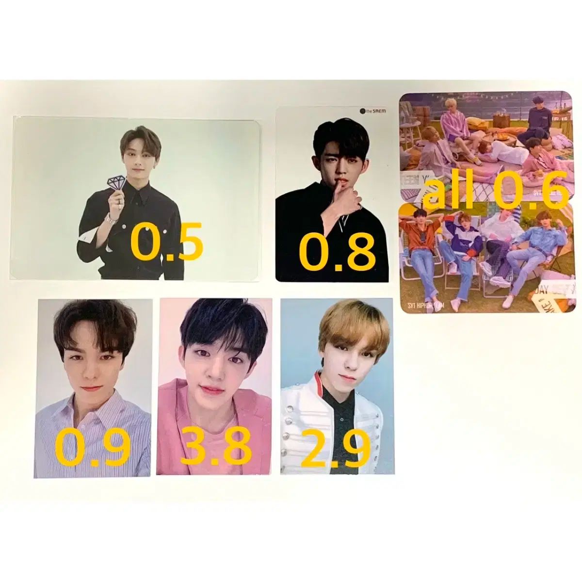 SEVENTEEN　フォトカード　トレカ SEVENTEEN(セブンティーン・セブチ) フォトカード トレカ トレカ