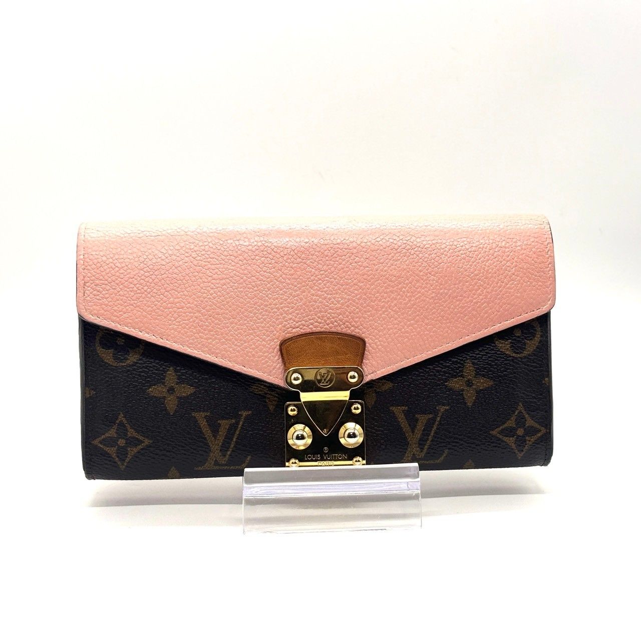 ルイ ヴィトン◯ポルトフォイユ パラス 折り財布 モノグラム タイガ 大