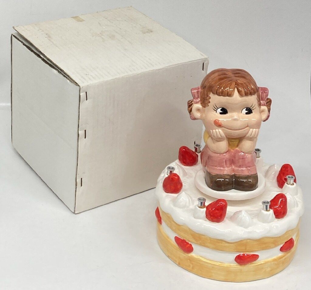 不二家 - フジヤ　ぺこちゃん陶器オルゴール 不二家|ペコチャン 陶器オルゴール|HARDOFFオフモール（オフモ