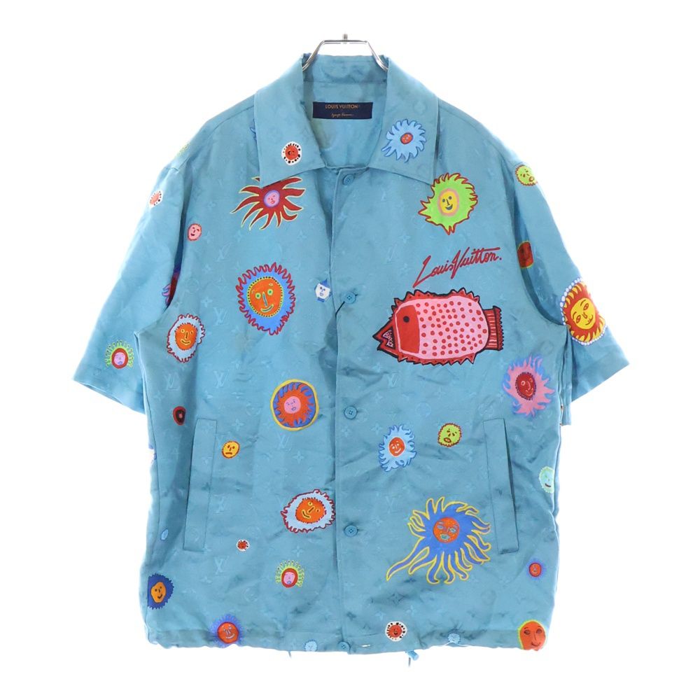 Louis Vuitton 弥生草間 水玉模様 半袖シャツ LOUIS VUITTON (ルイヴィトン) 23AW ×YK Monogram Face Art