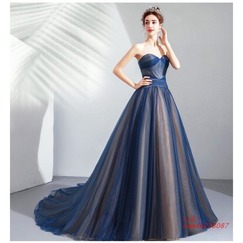 ウエディングドレス ピアノ演奏会 安い ロングドレス 結婚式 花嫁ドレス 発表会 イブニングドレス 二次会 プリンセス パーティードレス am4a228087 MAAHADDERANG_COM