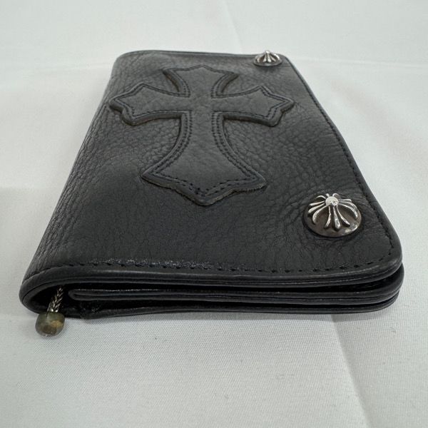 CHROME HEARTSジッププロクロスボールボタンレザーウォレット クロスボールボタンレザーウォレット財布 | Chrome Hearts
