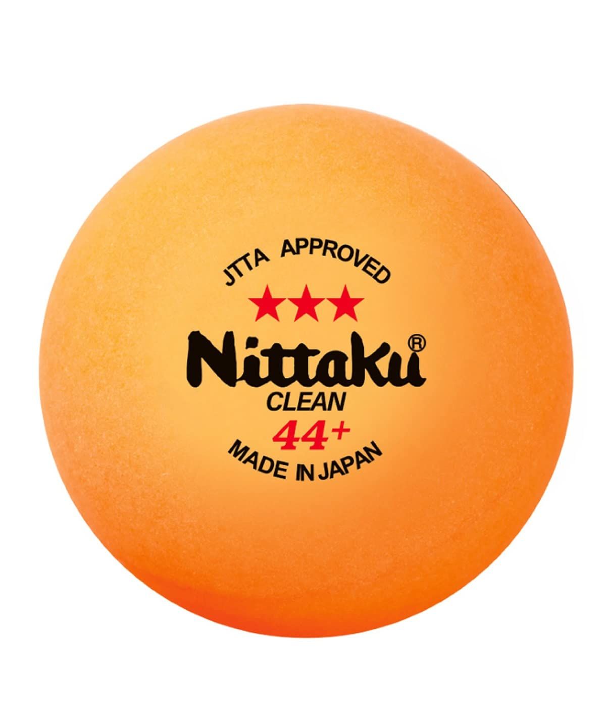 【迅速発送】ニッタク(Nittaku) 卓球 ボール ラージ3スター クリーン 1ダース ラージボール 公認球 ボール 抗菌 44mm NB1641